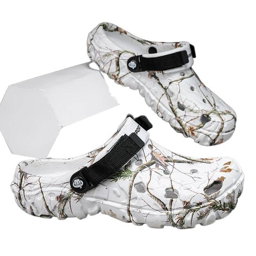New summer hole shoes, breathable soft-sole sports beach shoes, fashionable casual two-wear trend all-match men's shoes
