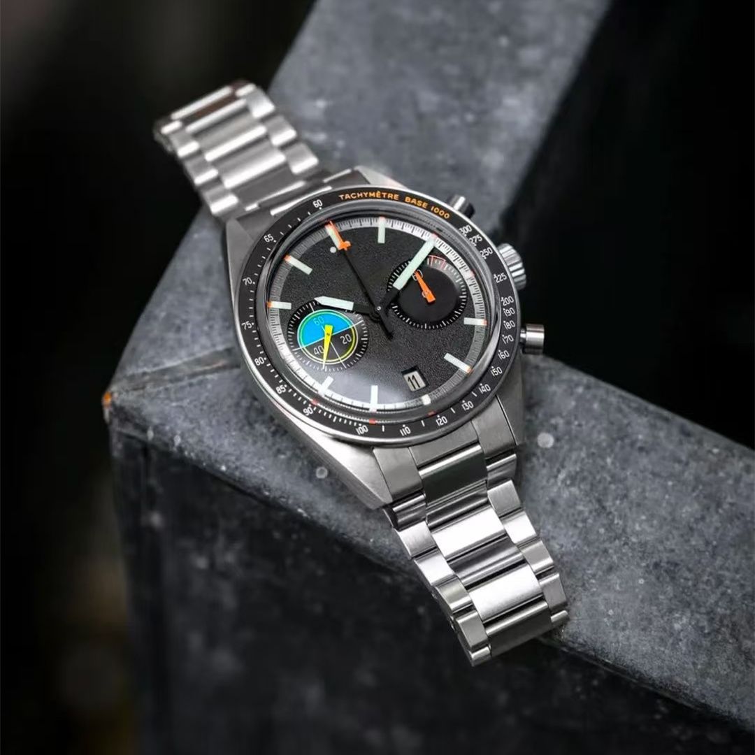 Large Multifunctional Watch for Men 2025 New Model Sports Men's High-End Watch with Wormhole Concept Tritium Gas Men's Watch