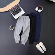 1012耐家儿童加绒运动裤新款闪电韩版长裤一件代发包邮