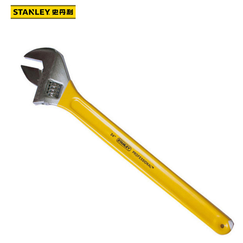 史丹利工具大扳手黄色沾塑活动扳手24寸/609mm97-797-23 维修工具