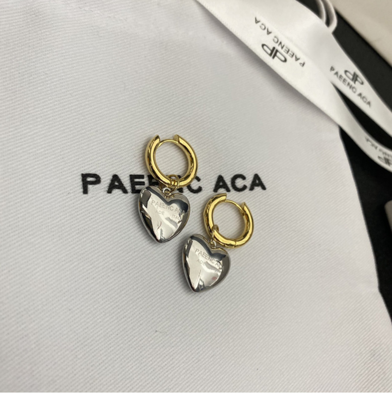 Holiday, Shopping Occasion Alloy Material Simple Style Heart Shape Alloy Plating Women's Drop Earrings