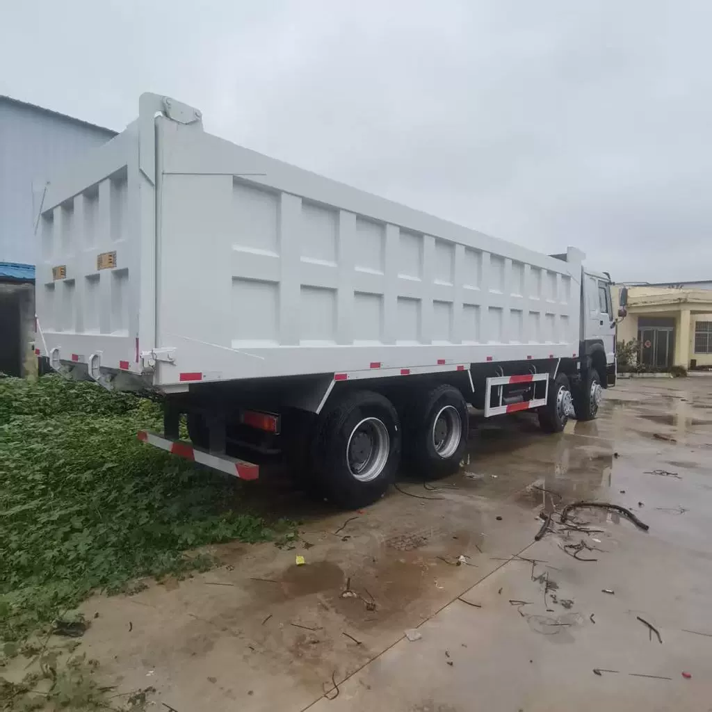 跨境供应前四后八货车HOWO豪沃371马力自卸车渣土车