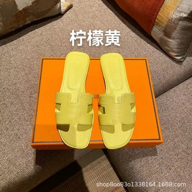 Comercio exterior H zapatillas de alta versión de Guangzhou zapatillas de piso plano para mujeres zapatillas fabricantes de venta
