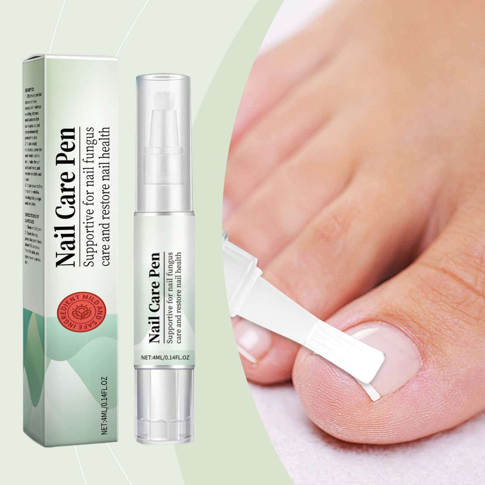 Nail Care Pen, Portable and Easy-To-Apply Nail Surface Moisturizer for Home Use, Compact, Cross-Border Supply