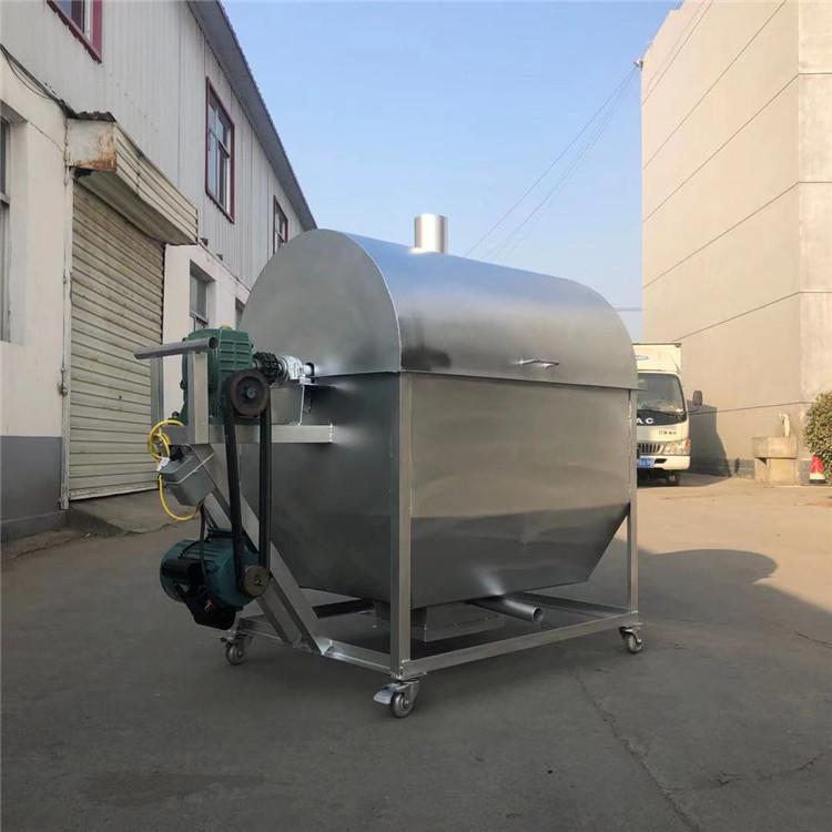 油坊榨油机配套炒料机 新型 商用 多功能电加热炒锅 电磁滚筒炒货