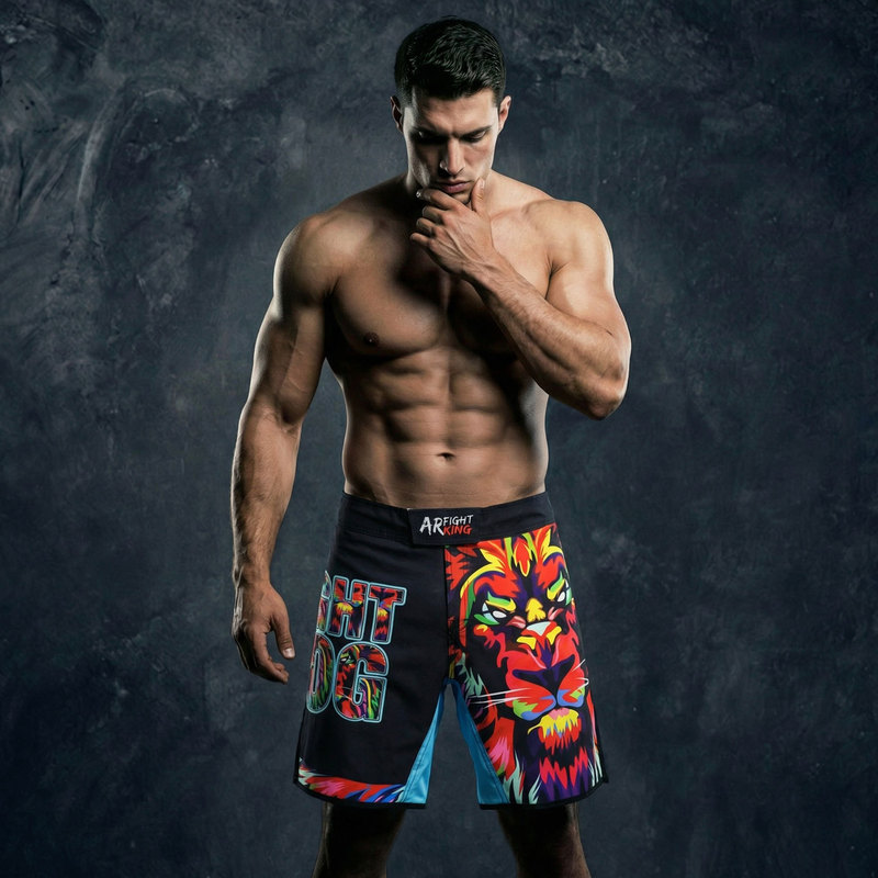 Rouhou MMA Fighting Training Shorts, Durable, Quick-Dry, Men's UFC Fitness Running Elastic Competition Boxing Shorts Rouhou MMA Fighting Training Shorts, Durable, Quick-Dry, Men's UFC Fitness Running Elastic Competition Boxing Shorts