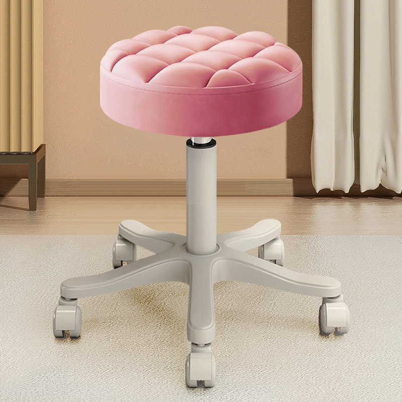 Thickened pink-thick white legs-export anti-slip white wheels