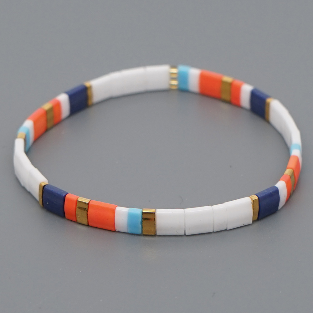 Nihaojewelry Wholesale Jewelry Simple Bohemian Multi-layered Woven Gold Beads Bracelets display picture 39