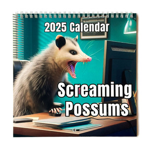 Cross-border New 2025 Funny Screaming Possums Calendar Scream Possum Calendar