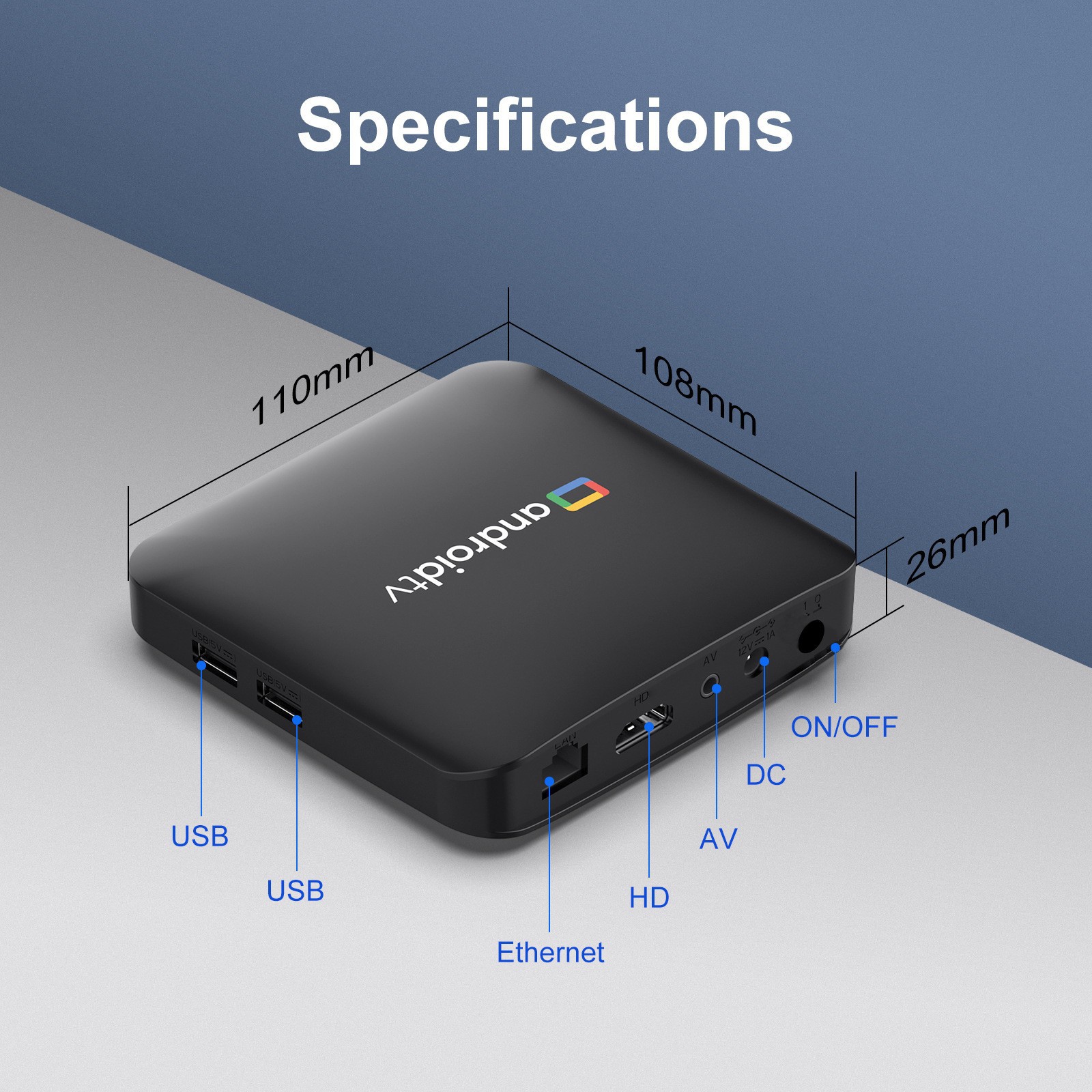 H96Max S905L3 decodificador Android 14 Bluetooth HD decodificador de red 5GWIFI caja tvbox