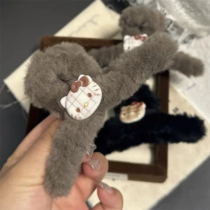 Заколка для волос «мультяшка», 13 см, разные дизайны (краб, собачка, кошка), высокого качества