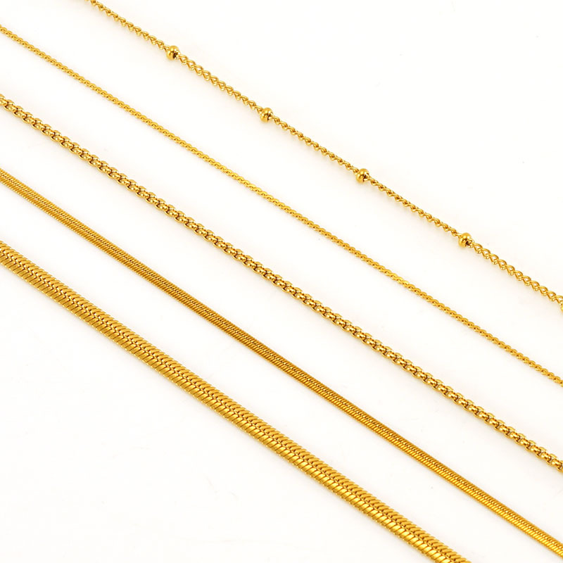 small design necklace stainless steel for men and women pearl
