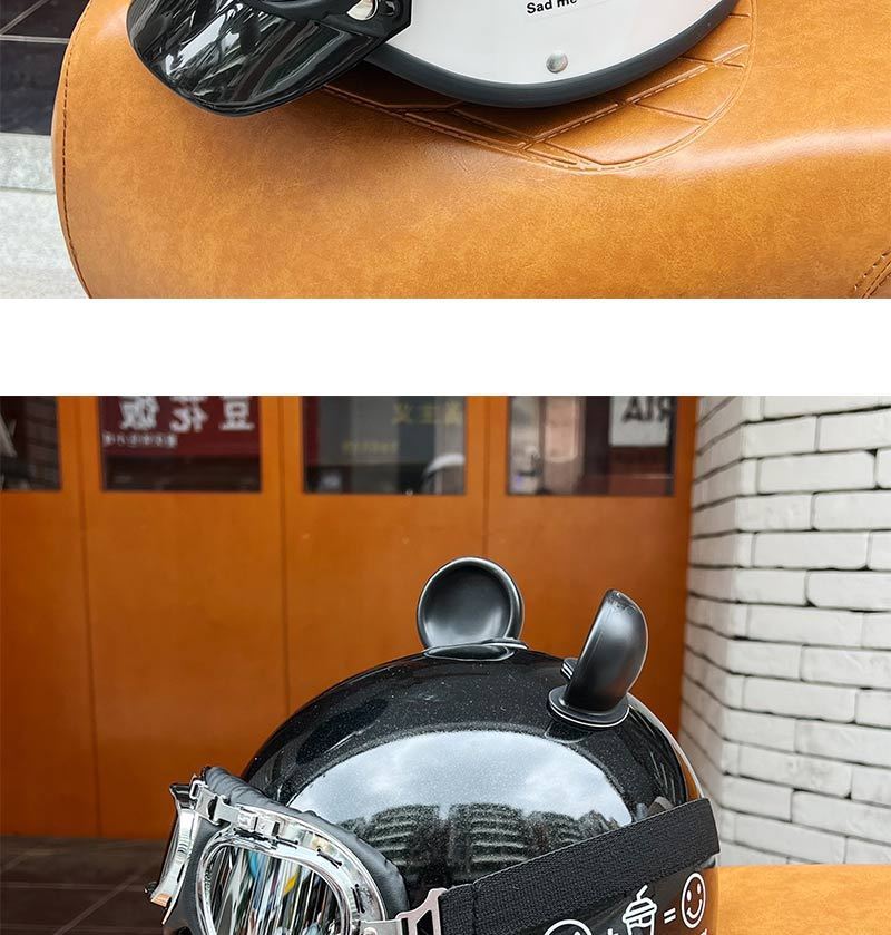 Retro Motorcycle Style Helmet