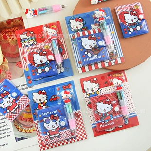 Набор «Hello Kitty»: блокнот и четырёхцветная ручка