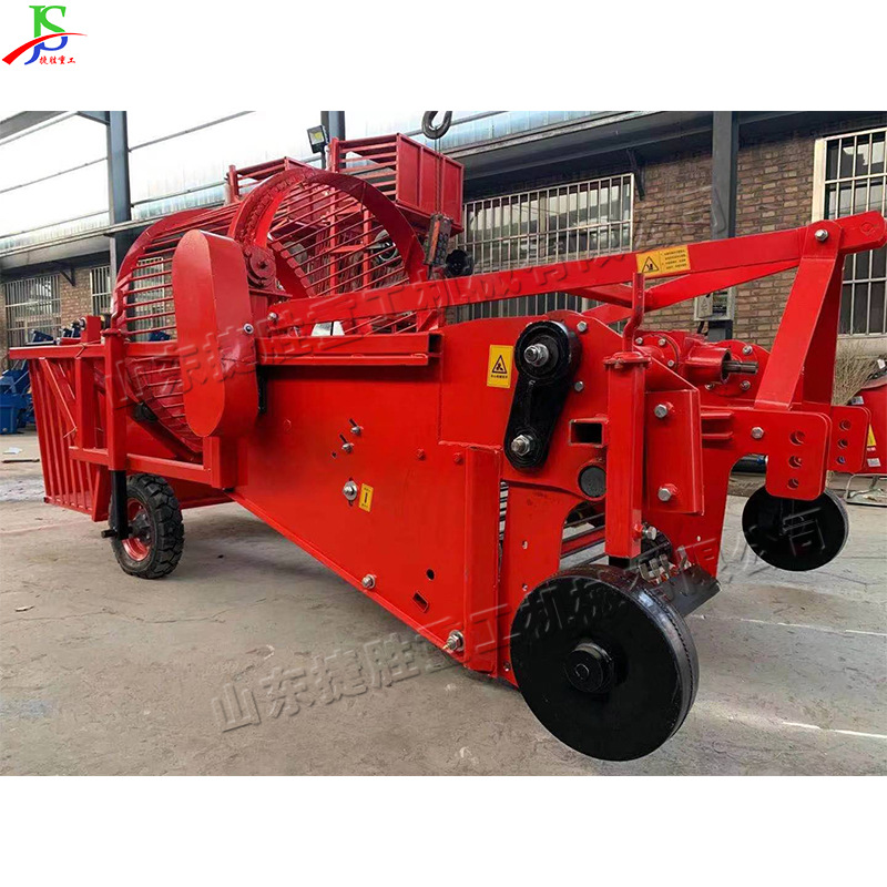 Tractor suspendido tipo máquina de reciclaje de película de pavimentación tipo rodillo máquina de recolección de película de tierras agrícolas máquina de limpieza de película de residuos de tierras de cultivo