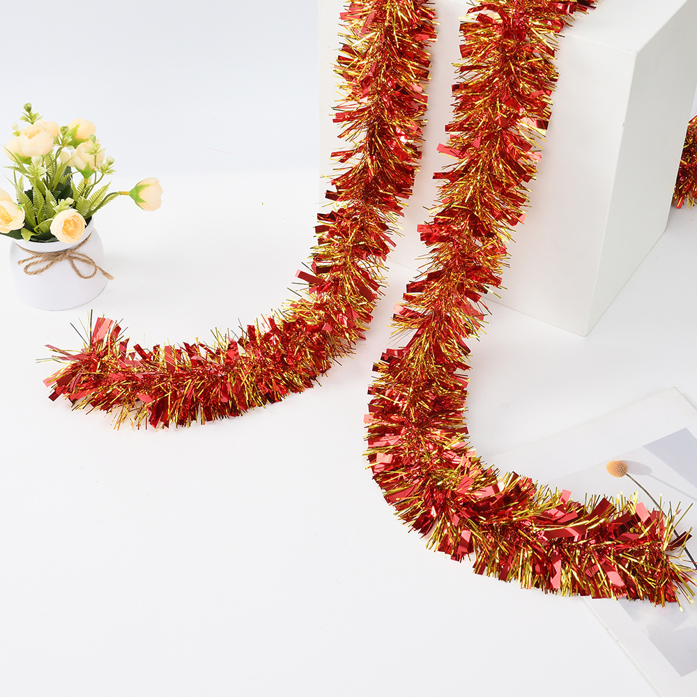 Nuevo cross-border 5 capas de cifrado engrosado colorido más oro espuma tira de color festivales decoración de dibujo de flores de lana