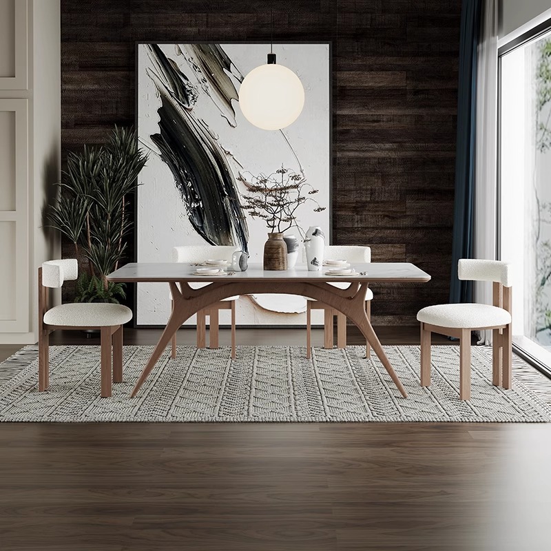 Silla de comedor de estilo antiguo francés, casa, hotel, restaurante, bolsa suave, silla de madera maciza, negociación de lujo ligero, taburete de maquillaje informal