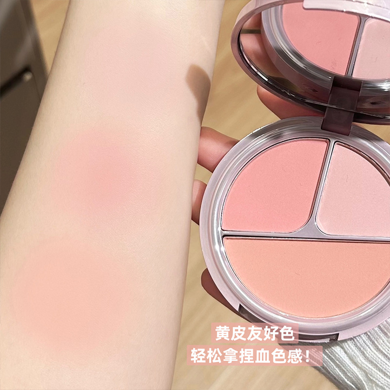 Art Value Bear Knight Blush Plate de color convergente blush barata resumen brillante al por mayor