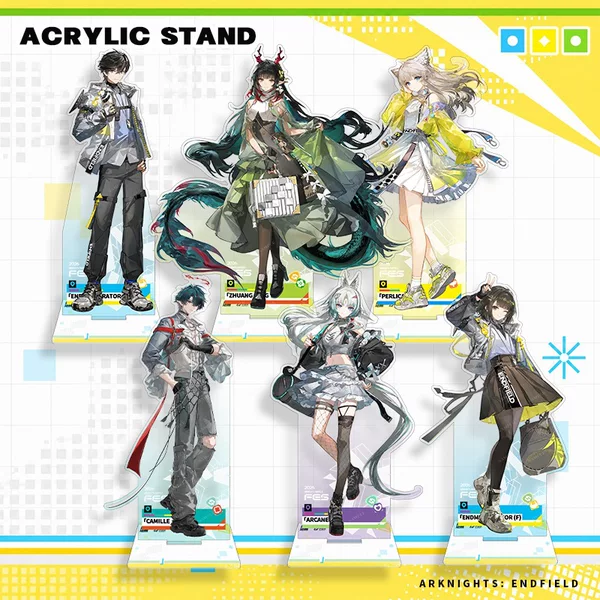 New Perica Camus and Fang Yi administrator-themed layered standee and badge set for the Endless Horizon Festival