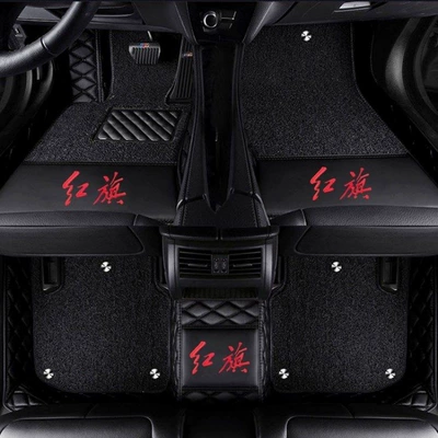 Modelə uyğun ayaqaltı: Hongqi HS5, Hongqi HS7 - hongqi-h9-double-layer-black-black-silk-loop
