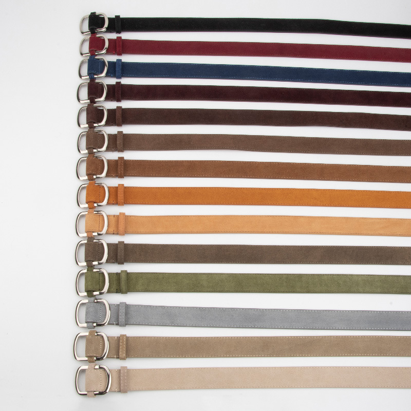 Cross-Border American Retro Matte Genuine Leather Belt For Women, Decorative Suit Fashion High-End Pin Buckle Leather Belt Wholesale - Thumbnail 2