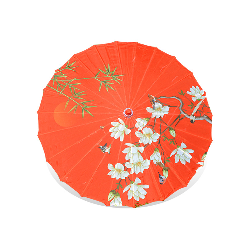 Paraguas de papel engrasado impermeable paraguas artesanal para niños paraguas decorativo antiguo accesorios de fotografía al aire libre impresión paraguas de baile al por mayor