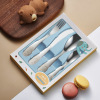 Children's tableware stainless steel for feeding for friend for supplementary food, dessert set, spoon, Birthday gift