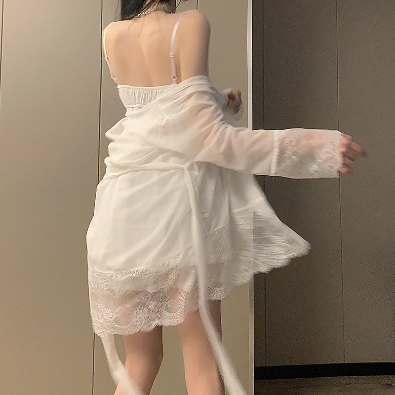 스커트 107 # 화이트[싱글 나이트가운]