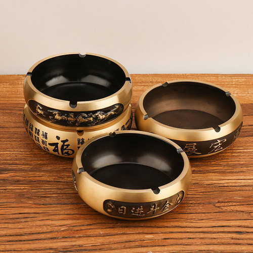 Brass Pfaff Ashtray Twelve Zodiac Ashtrays are about to succeed and show their ambitions household ashtray ornaments