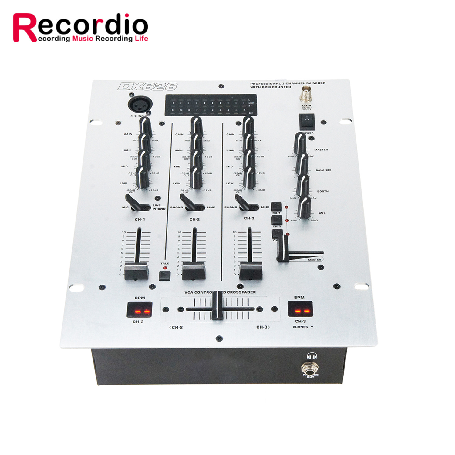 源头调台跨境电商专业四声道KTV舞台DJ调音台4通道DJ混音器调音台