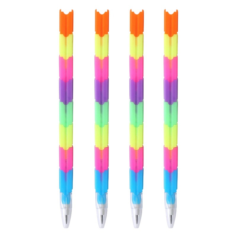 Creative 8-Section Connectable Candied Fruit Pencil Student Creative Pencil Stationery Wholesale Manufacturer Portable