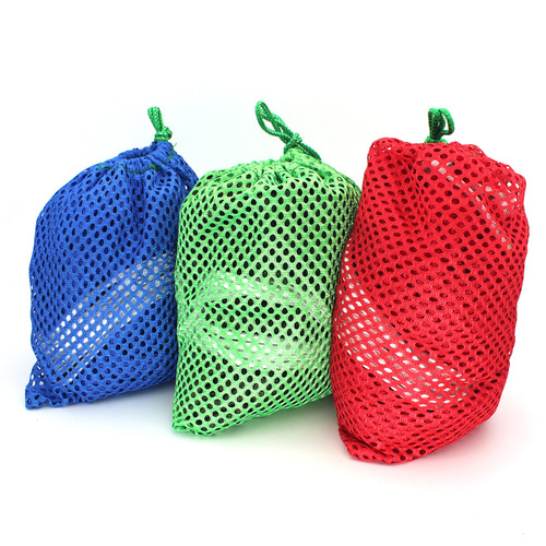 Bold and super load-bearing capacity outdoor hammock nylon rope mesh hammock indoor outdoor summer breathable mesh bag
