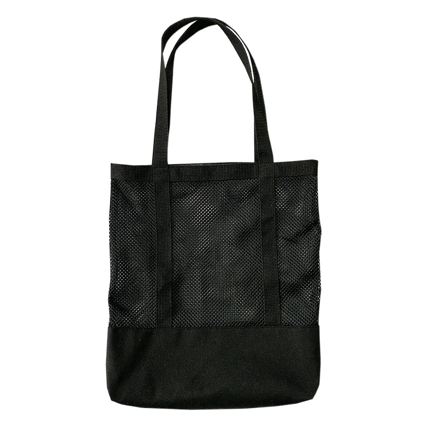 Primavera y verano nuevo estilo coreano bolso de malla bolso de compras bolsa de playa hueco bolsa de hombro de lona para mujeres