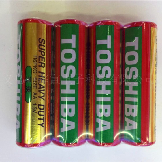 Battery gold TOSHIBA No. 5 AA battery R6P battery 1.5V carbon battery