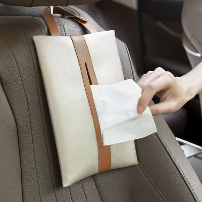 Car tissue box/set, High-End Car Tissue Bag