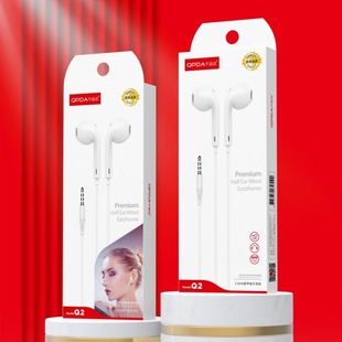 Q2 gift headset wholesale for Android Pingguo round hole mobile phone headset wholesale gift run Volume headset