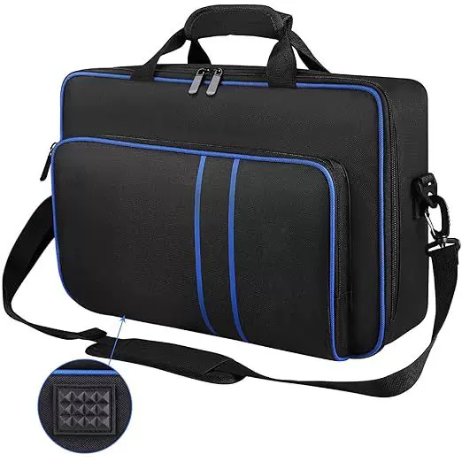 ps5游戏机手柄收纳包保护大包ps5大容量配件手提单肩包防护