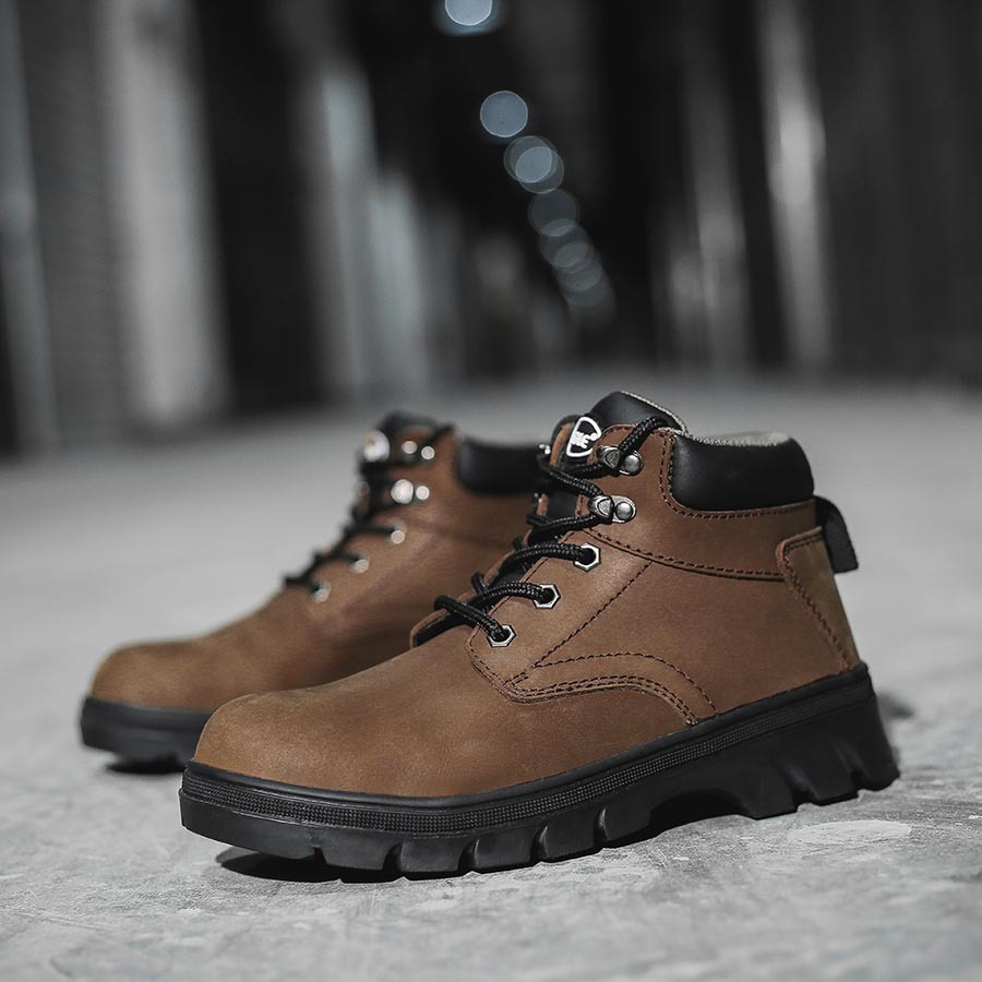 羿科60725880户外登山低帮防水安全鞋