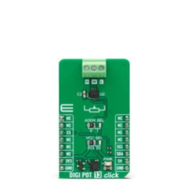 MIKROE-5683 MAX5419 数字电位器 数据采集 平台评估扩展板 全新