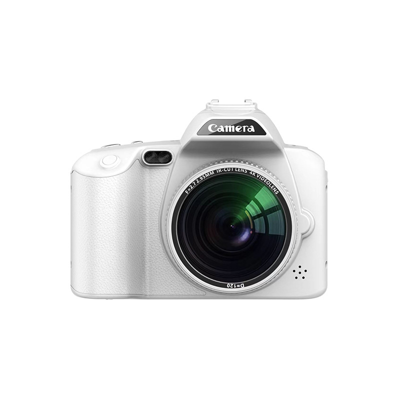 Cámara digital WiFi D5 4K con doble lente, visión nocturna y función de embellecimiento facial