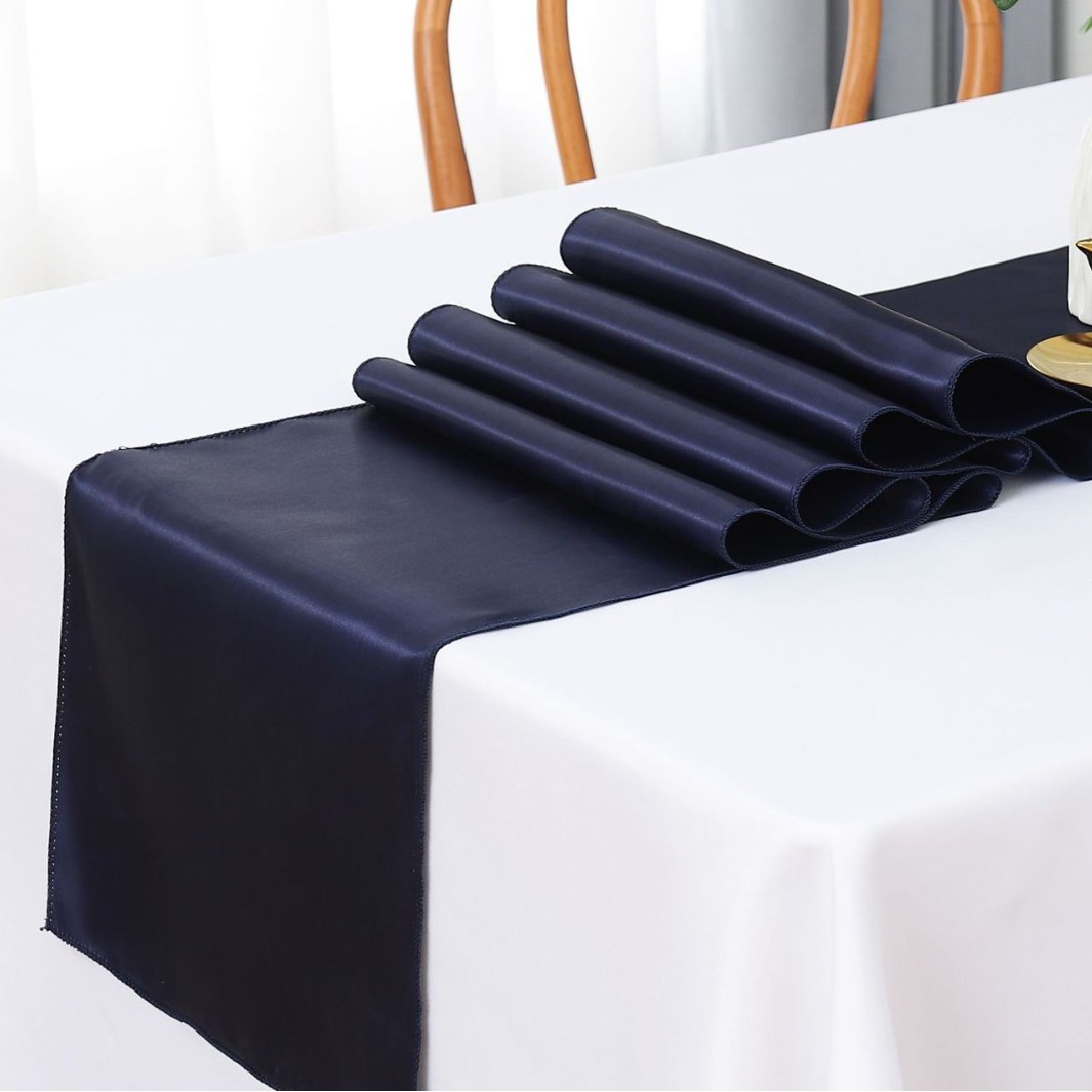 Banderas de mesa de satén de seda al por mayor