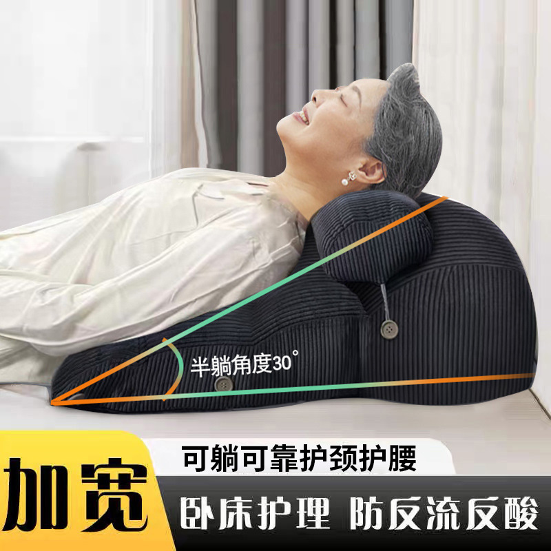Pregnant Women on Bed Reflux Sleeping Mat Half-lying Back Cushion Pillow Mattress Gastroesophageal Anti-reflux Slope Mat Slope Pillow