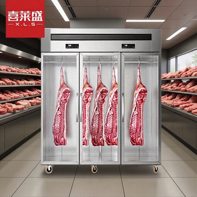 喜莱盛挂肉柜商用牛羊肉保鲜柜鲜肉猪肉展示柜冷藏酸柜熟成柜立式