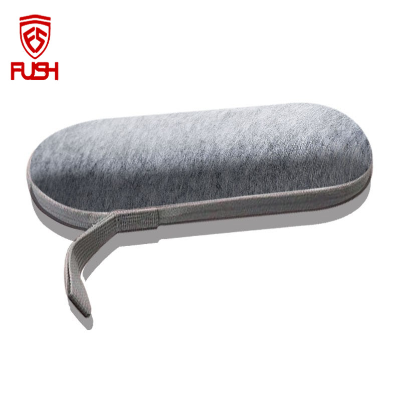 批发防护眼镜收纳盒现货纯色圆形北欧风VR眼镜盒防刮眼镜收纳盒