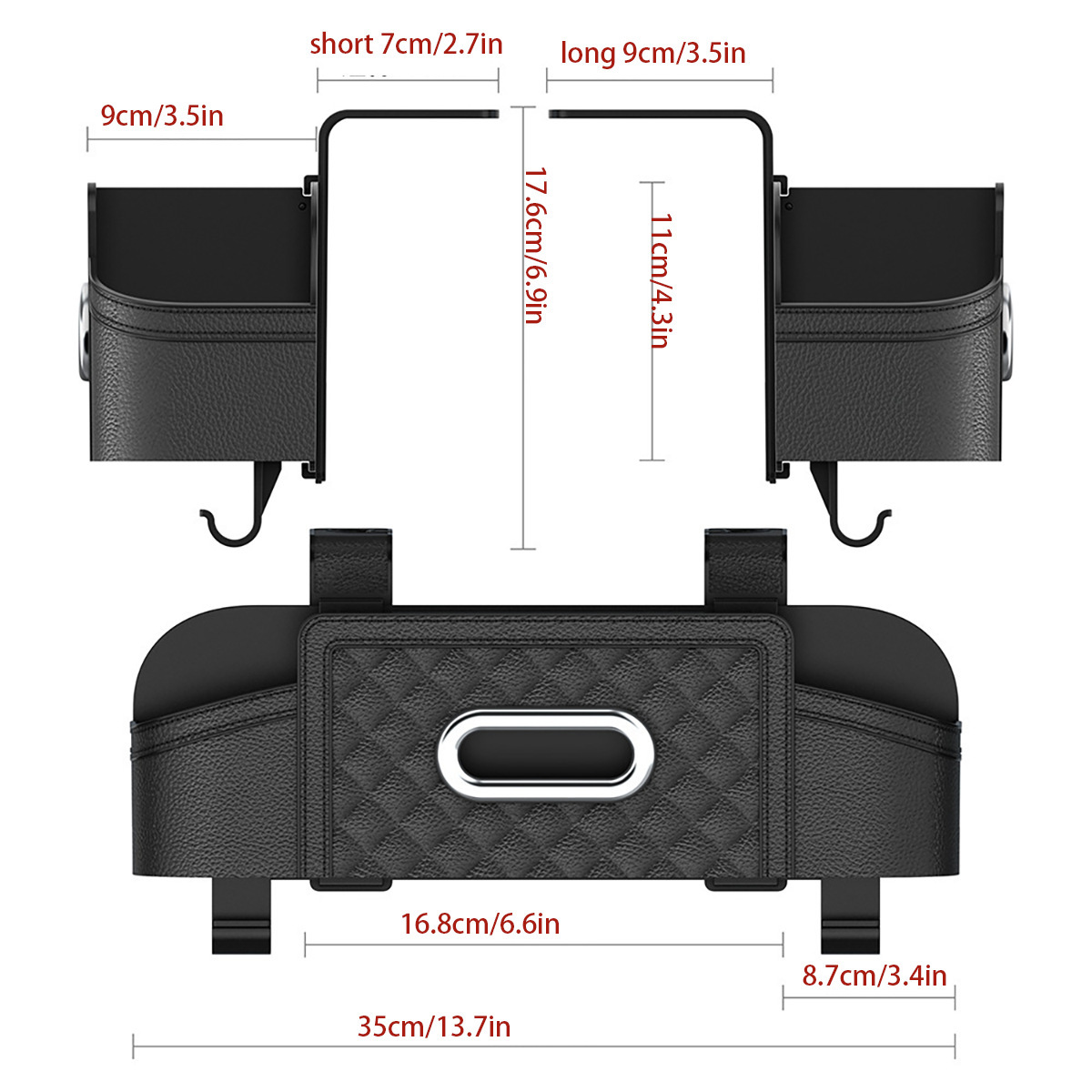 New Car Seat Back Storage Box, Multi-Functional Storage Box, Car Seat Back Storage Box, Car Interior Decoration Wholesale