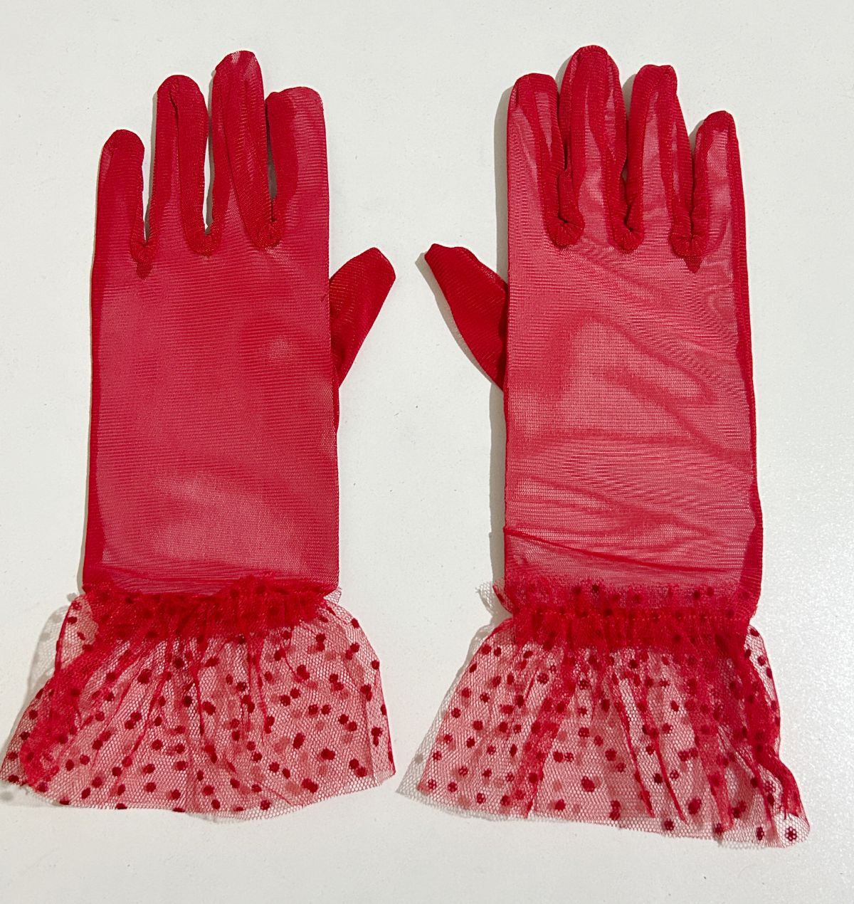Guantes Cortos para Novia de Hilo de Malla, Transpirables con Protección Solar, para Escenario y Fotografía image 10