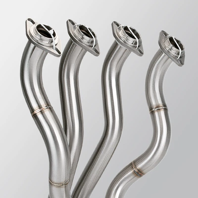 original tail section non-destructive installation 2024 — Motorcycle exhaust pipe