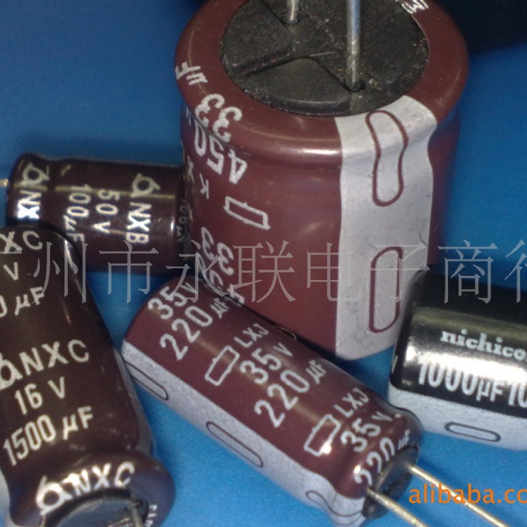 全新63v330uf进口直插式电解电容330uf 63v电容器