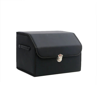 storage organizer, Car storage bag/box - pure-black-medium-size-303030cm