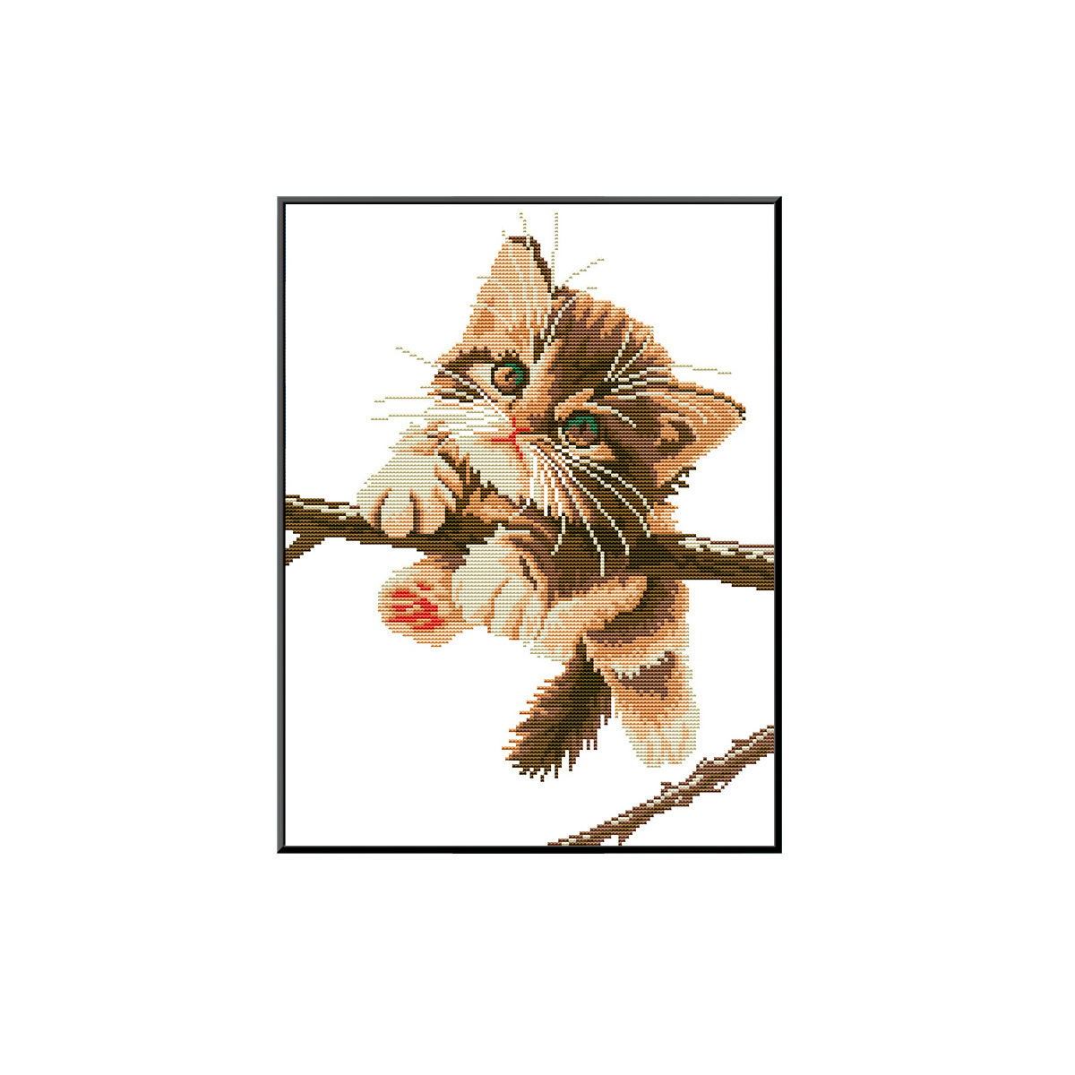 Mona Lisa Royal Crosspoint Sky Cat nuevo lindo moderno decoración de dormitorio bordado a mano image 5